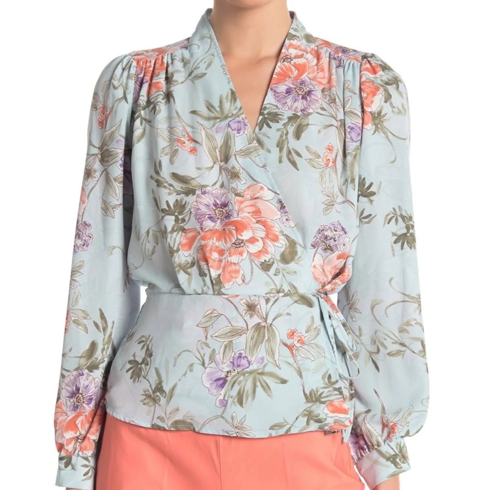 2/$20 Nanette Lepore wrap blouse